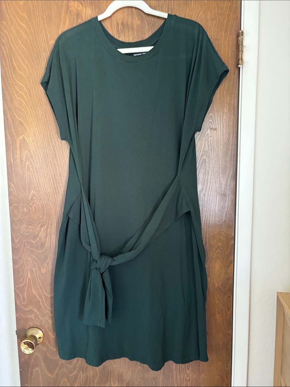 Universal Standard Liquid Jersey Tie Waist Dress S